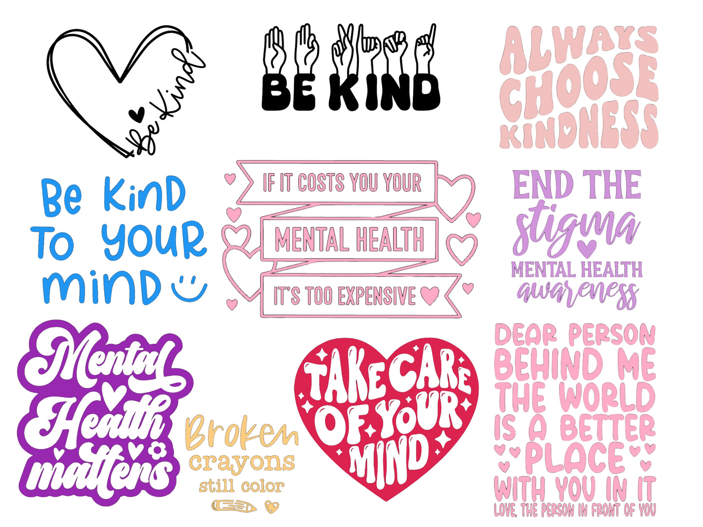 All images you will receive in this pack