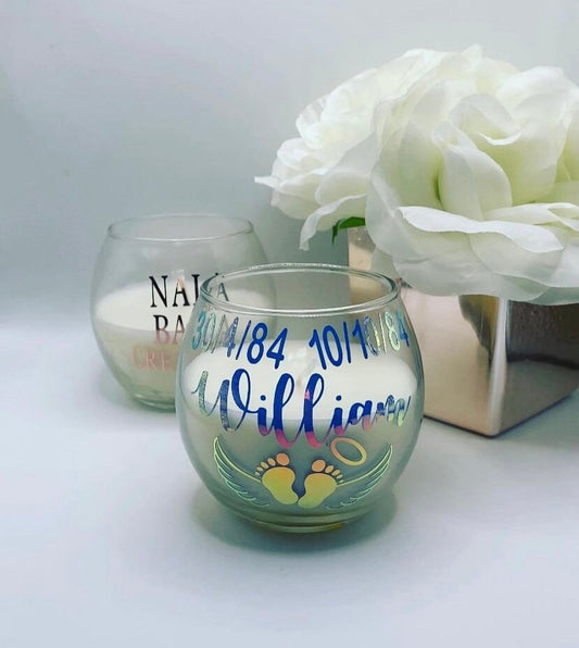 Personalised Candle, Valentine Memorable Candle, Gift, Home Decor, Candle, Personalised Memorabilia, Glass Candle