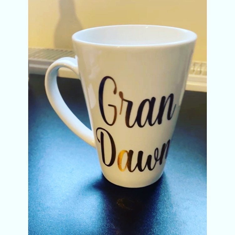 Custom Mugs, Coffee cups, personalised, vinyl, birthday gift, valentines gift, present, completely customised, all colours, any design