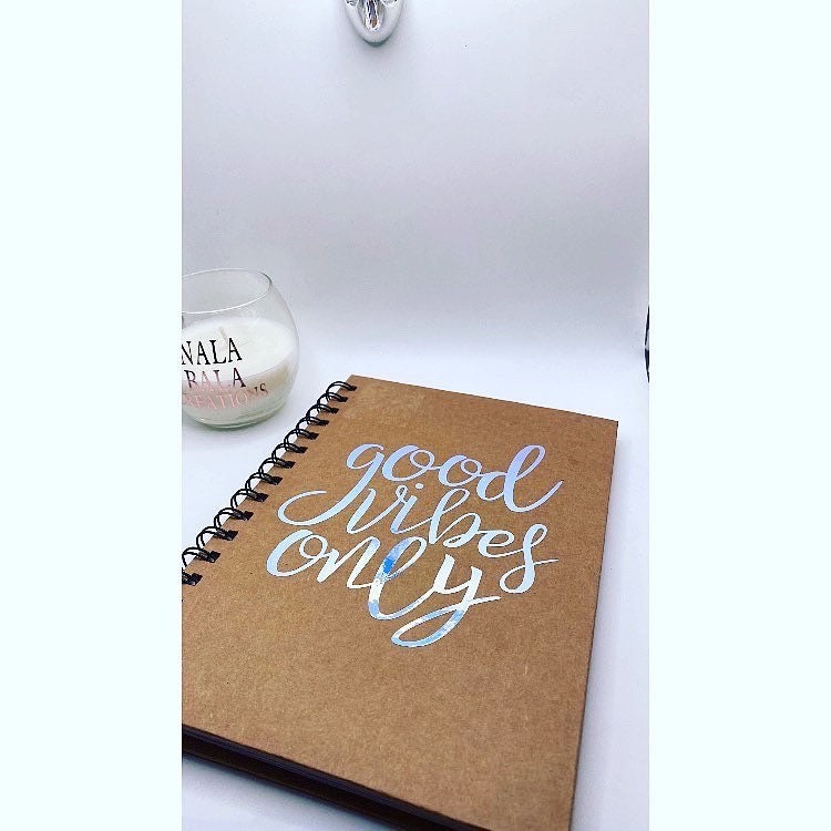 Manifestation Journal, Good Vibes Only Notebook, I do what I want Notebook, Quote Notebook, Manifest Organiser, For Her or Him