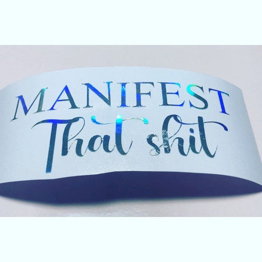 Manifest Vinyl Decal Stickers Labels manifestation decals Wedding Wall Stickers Glass Car Decals Journal Manifest Stickers decal