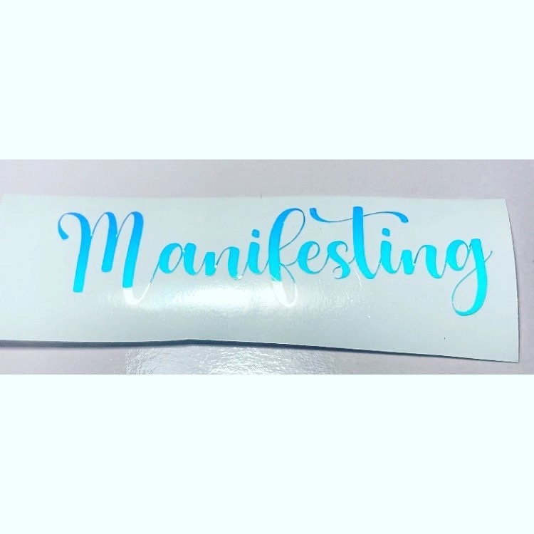 Manifest Vinyl Decal Stickers Labels manifestation decals Wedding Wall Stickers Glass Car Decals Journal Manifest Stickers decal