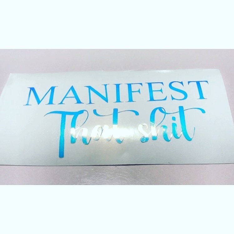 Manifest Vinyl Decal Stickers Labels manifestation decals Wedding Wall Stickers Glass Car Decals Journal Manifest Stickers decal