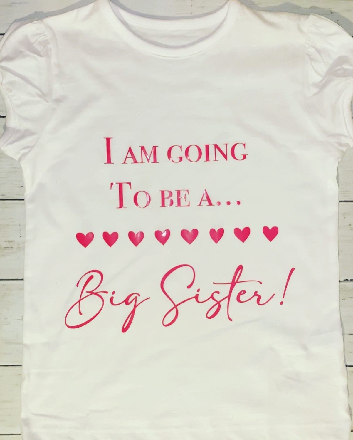 I’m going to be a big sister, big brother T-shirt baby vest, pregnancy announcement, childrens clothing, pregnancy t shirt top, baby grow