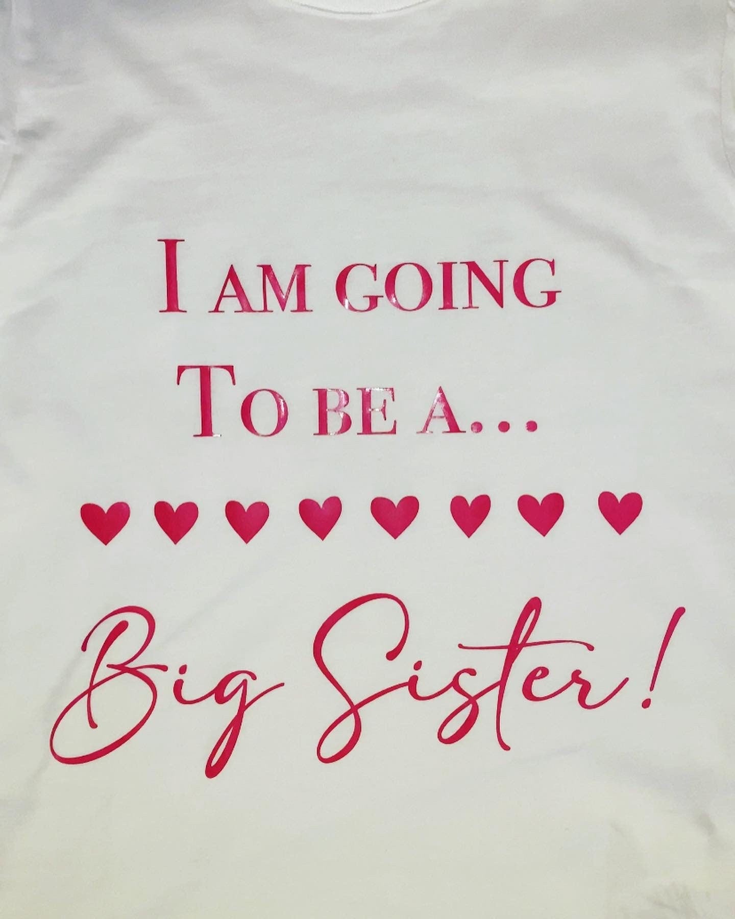 I’m going to be a big sister, big brother T-shirt baby vest, pregnancy announcement, childrens clothing, pregnancy t shirt top, baby grow