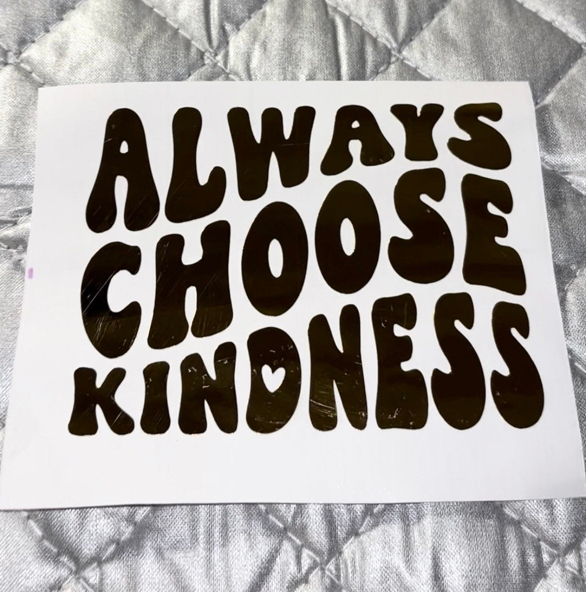 Choose kindness Vinyl Decal Stickers retro self care decals Wedding Wall Stickers Glass Car Decals Journal kindness Stickers decal diary