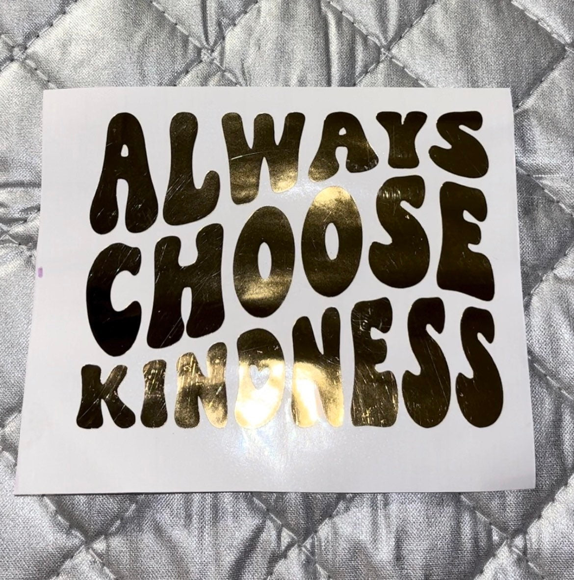 Choose kindness Vinyl Decal Stickers retro self care decals Wedding Wall Stickers Glass Car Decals Journal kindness Stickers decal diary