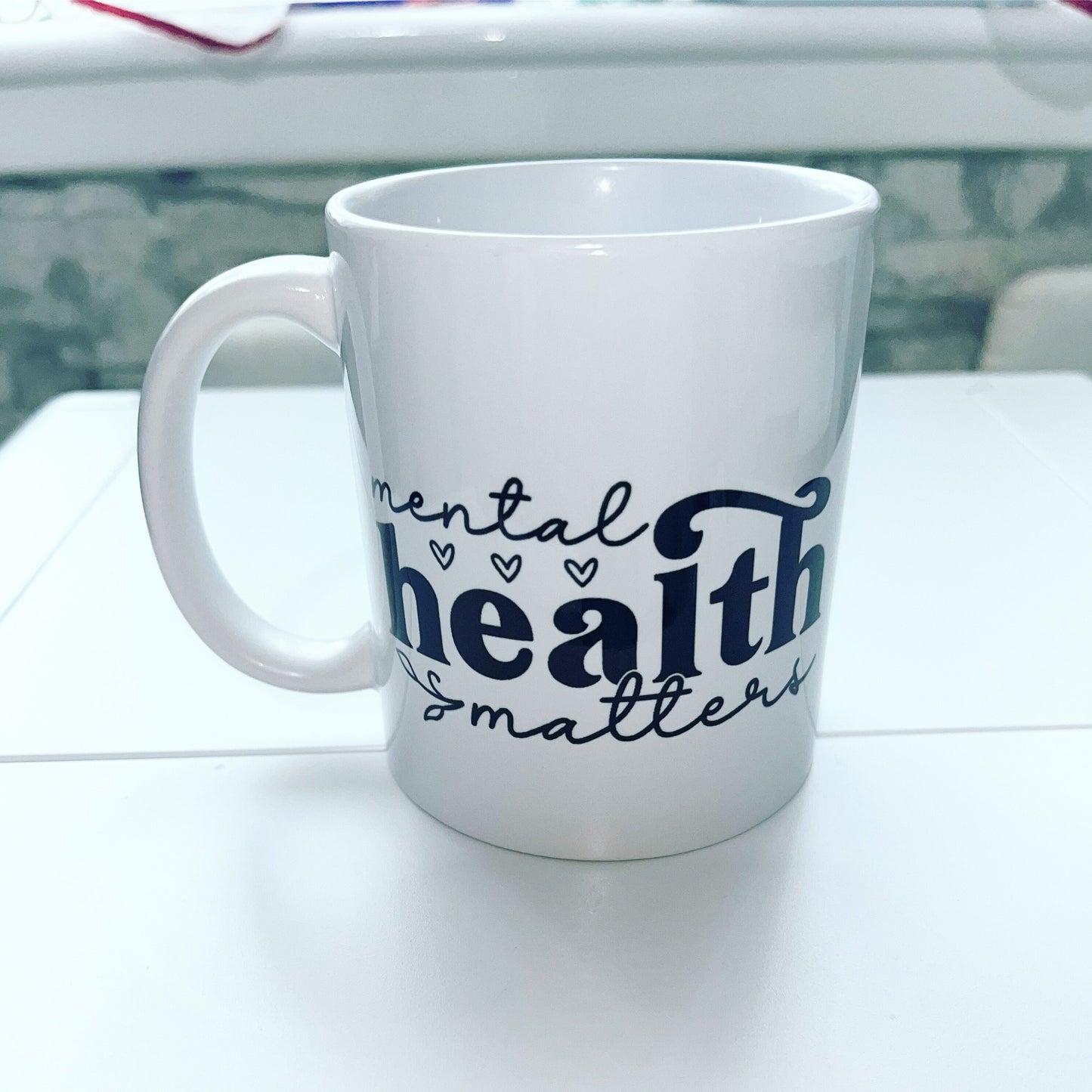 Mental Health Matters Mug, Personalised Mental Health Mug, Take care of your mind Coffee Mug Work Mug Tea Hot Drinks Mug Dishwasher Safe Mug